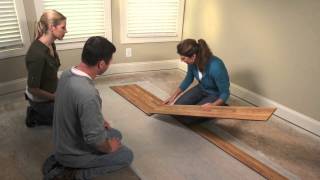 How to Install Pergo Flooring Chapter 5  Installing Pergo Click Joint [upl. by Ennaeilsel506]