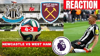 Newcastle vs West Ham 43 Live Stream Premier League Football EPL Match reaction Score Highlights [upl. by Creath328]