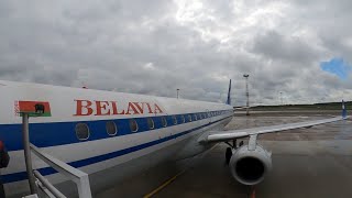 Belavia Перелет Минск  Санкт Петербург Embraer 195 seat 24F Апрель 2024 [upl. by Niasuh]