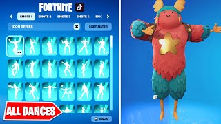 ALL LEGENDARY ICON SERIES DANCES amp EMOTES IN FORTNITE 235 [upl. by Worthington310]