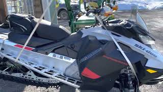 2022 Skidoo Backcountry Sport 600 EFI 2quot Wet Weight [upl. by Freberg]