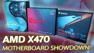 The Ultimate X470 Motherboard Comparison  Which is the Best [upl. by Laeynad]