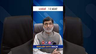 Suffix enial engwithmalik pronunciation spokenenglish css3 suffix [upl. by Haroun]