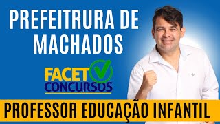 QUESTÕES FACET  COMENTÁRIO DA PROVA DA PREFEITURA DE MACHADOS PE  PROFESSOR [upl. by Pip]