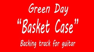 Basket Case  Backing Track For Guitar Eb Standard [upl. by Etnoed]