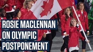 2time Olympic Gold Medalist Rosie MacLennan On 2020 Olympic Games Being Postponed [upl. by Lourie]