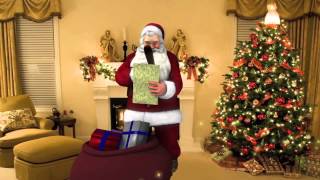 Santa Visits Our House  Create Your Own Video [upl. by Melisent]