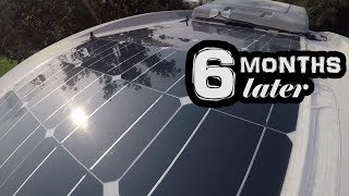 FLEXIBLE SOLAR PANEL  6 MONTHS LATER [upl. by Ming762]