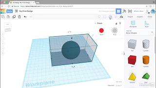 Tinkercad Tutorial  Splitting an object [upl. by Neeleuqcaj]