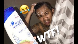 HILARIOUS SHAMPOO PRANK ON BOYFRIEND [upl. by Akkina]