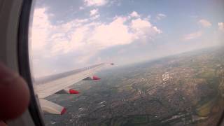 Leeds Bradford to Kefalonia 1st July 2015 takeoff JET2 [upl. by Mchugh]