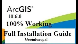 How to install ArcGIS 106 gis GIS 106 [upl. by Knowling]