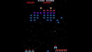 Arcade Longplay  Galaxian [upl. by Nanahs415]