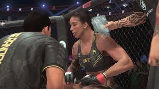 UFC 5 PS5  Julianna Pena vs Germain de Randamie  Bantamweight Title Fight  Legendary Difficulty [upl. by Viafore381]