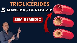 TRIGLICÉRIDES 5 Maneiras de REDUZIR  Dr Moacir Rosa [upl. by Hannad871]