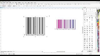 CorelDRAW tutorialchange barcode color and height [upl. by Andi]