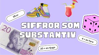 Siffror som substantiv Svenska för nybörjare [upl. by Nichy334]