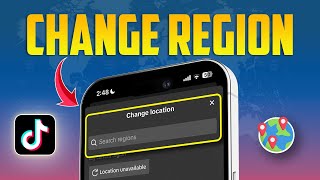 How to Change TikTok Region on iPhone  Change TikTok Location [upl. by Ttoille]