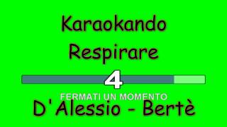 Karaoke Italiano Duetti  Respirare  Gigi Dalessio  Loredana Bertè  Testo [upl. by Eerahs]