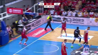 Fribourg Olympic vs Spinelli Massagno  Game Highlights [upl. by Nehtanhoj333]