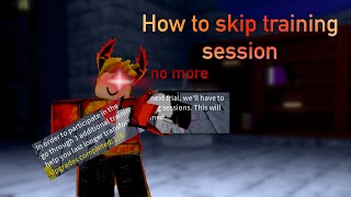 How to skip training session in Blox Fruit [upl. by Donaghue]