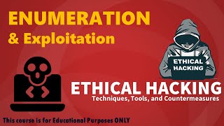 Enumeration and Exploitation  Ethical Hacking  CEH Basics  Enumeration Techniques [upl. by Ilsel68]