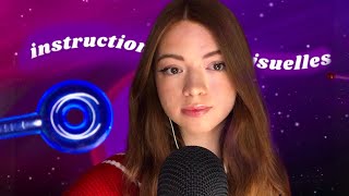 ASMR  SUIS MES INSTRUCTIONS VISUELLES 💫 focus cartes asmr [upl. by Kenward]