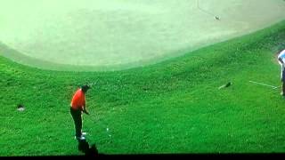 Tiger Woods chip in on the 16th at The Memorial Tournament  632012 HD [upl. by Nelyahs]