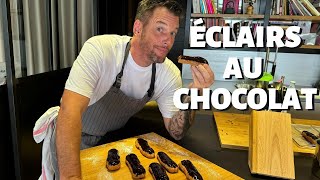 RECETTE DE NORBERT  LES ÉCLAIRS AU CHOCOLAT [upl. by Nomrej823]