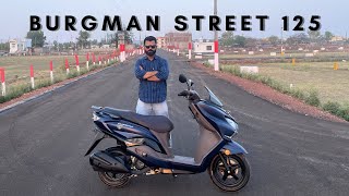 2024 Suzuki Burgman Street 125 Ride Connect  Detailed Review  Motorxone [upl. by Zarah93]