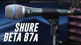 Shure Beta 87a Condenser Mic Review  Test [upl. by Forras799]