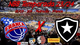 Ao Vivo  Franca x Botafogo  NBB Temporada 2324 [upl. by David801]