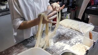 Amazing Chinese Noodles Made by Hand London Travel and Food Experience [upl. by Lorens]