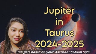 Jupiter Transit in Taurus 20242025 Insights For All 12 Signs [upl. by Asaret]