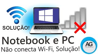 WiFI Desativado ou Não Conecta Como Resolver [upl. by Nodnnarb]