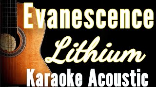 Evanescence  Lithium Karaoke Acoustic Guitarkaraoke acoustickaraoke evanescence [upl. by Lura]