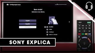 Sony  Suporte  TV  Reset e configuração inicial do televisor  Menu 2014 [upl. by Dewitt]