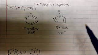 Why Pyrrole and Pyridine are Aromatic [upl. by Carr552]