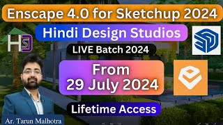 🏡Enscape 40 For Sketchup 2024 Live Batch Start From 29 July 2024 🎉 [upl. by Dario]