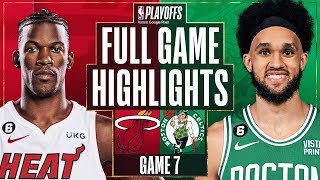 8 HEAT at 2 CELTICS  FULL GAME 7 HIGHLIGHTS  May 29 2023 [upl. by Pacificia890]