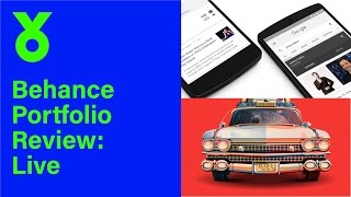 Behance Portfolio Review Live  Adobe [upl. by Ebbie]