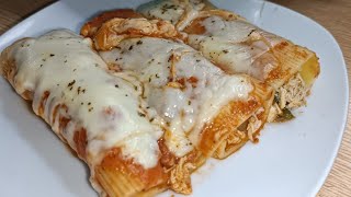 CÓMO HACER CANELONES DE POLLO EN SARTÉN  CANELONES DE POLLO SIN HORNO [upl. by Ynattib]