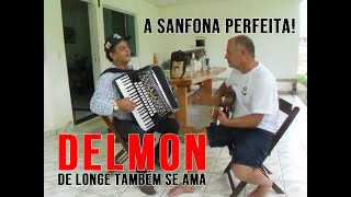 vip  top  Delmon Tocando Sanfona e Cantando  De longe também se ama [upl. by Eilssel]