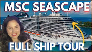 MSC Seascape Full Ship Tour 2023 Review amp BEST Spots of NEWEST MSC Cruise Ship [upl. by Kathye]