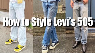 How to Style Levi’s 505  Levi’s 505 Review [upl. by Landing]