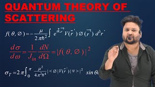 QUANTUM THEORY OF SCATTERING  DIFFERENTIAL CROSS SECTION  TOTAL CROSS SECTION HINDI IN EASYWAY [upl. by Merissa]