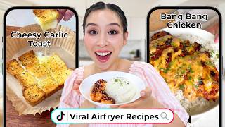 Testing Viral Air Fryer Recipes 🍗 quick amp easy [upl. by Hacissej]