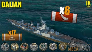 Cruiser Dalian 6 Kills amp 157k Damage  World of Warships Gameplay [upl. by Aikrehs700]