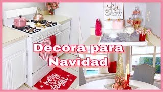 IDEAS PARA DECORAR TU COCINA EN NAVIDAD CON POCO DINERO navidad 2018 [upl. by Asilanom]