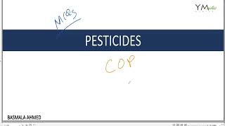 Pesticides cholinergic toxidrome [upl. by Nishi409]